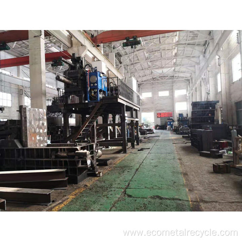 Automatic Hydraulic Scrap Steel Aluminum Turnings Compactor